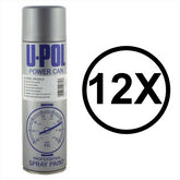 12x Upol Power Can Steel Wheels Spray Paint 500ml Spray Paint